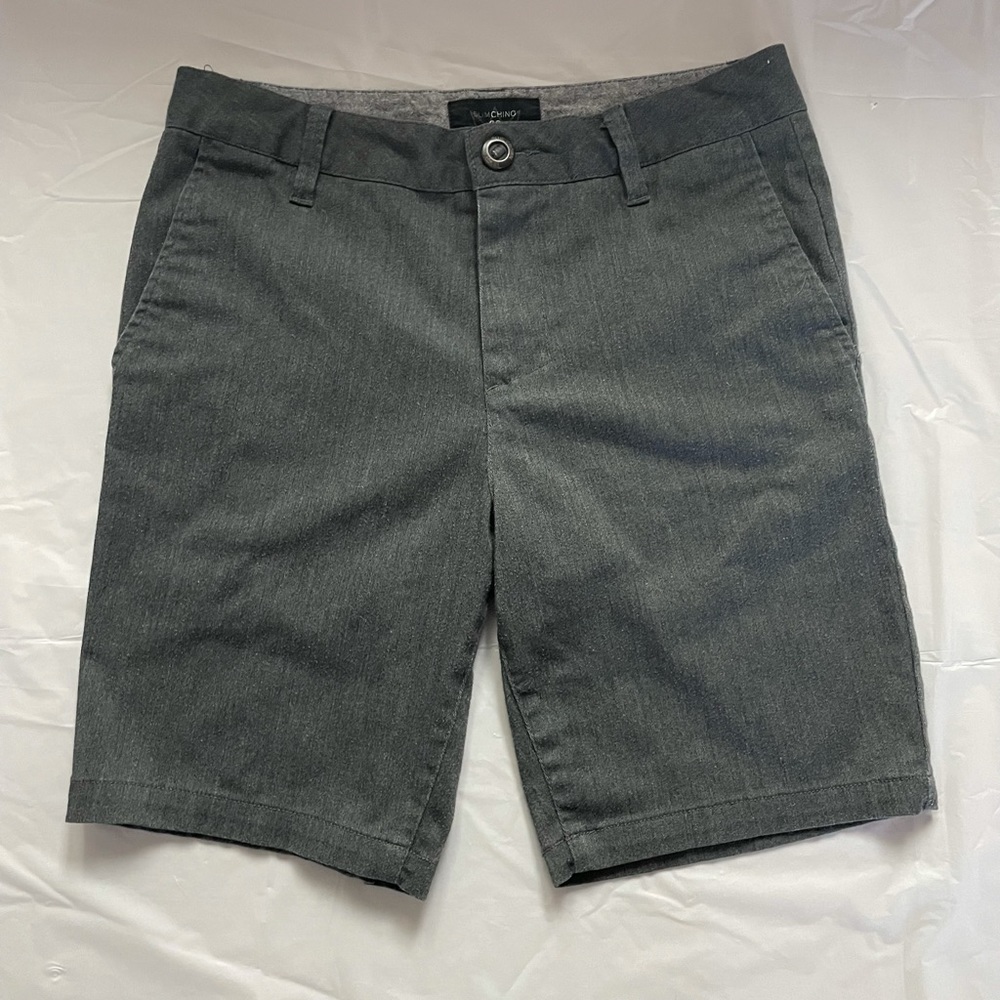 Tilly’s Slim Chino Shorts - Dark Gray